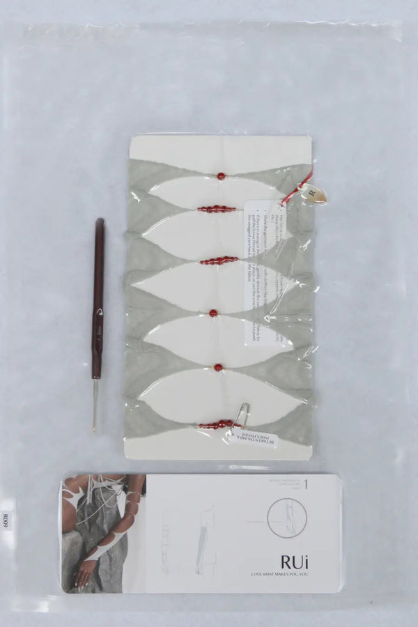 Rui Long Glove R009 FROST blue and white